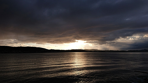 Sunset above Askøy