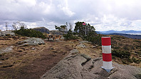 Trig marker at Tellevikafjellet
