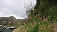 The road up to Lyskasterbatteriet