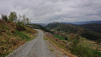 Gravel road to Kvamsstølen