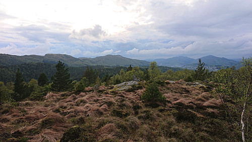 Svelihovden. Storsåta left of center. Høgstefjellet and Veten to the right.