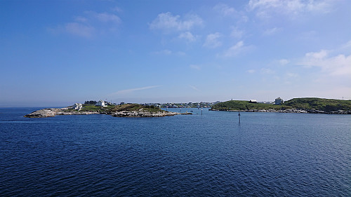 Arriving at Fedje