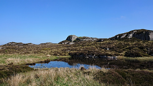 Fedjebjørnen from the road to the west