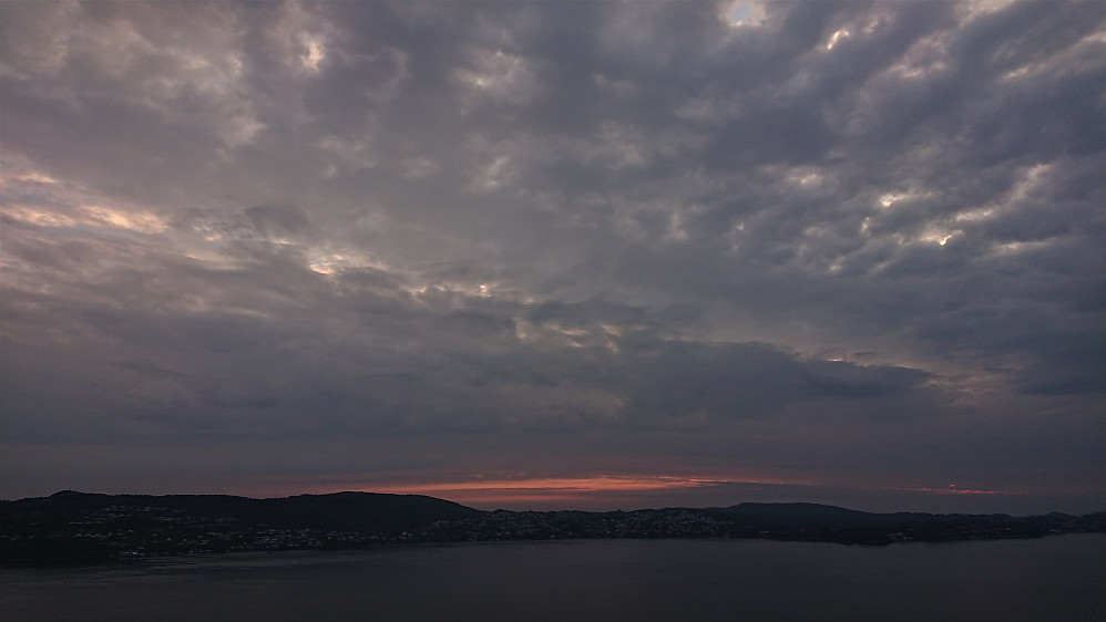 View from Lønborg at the end of the hike