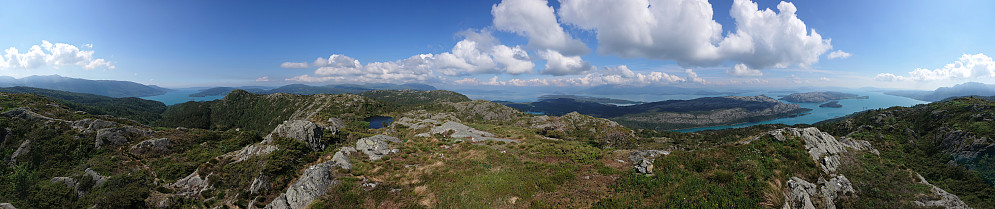 Panoramic view from Salsborg