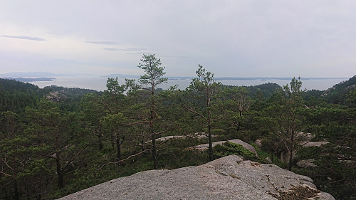 View southwest from Moldstigahaugen