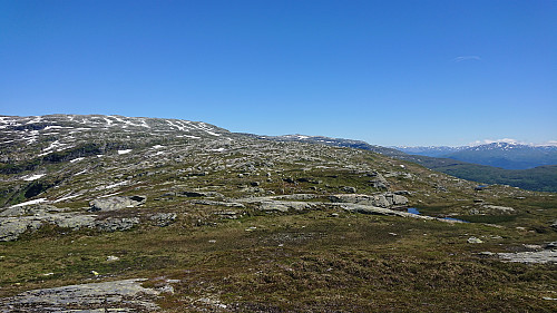 Towards Sledavarden from Grønhaugen