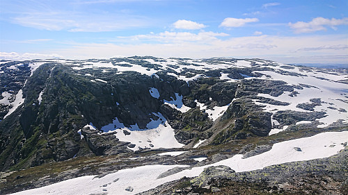 Volafjellet from Tvarafjellet