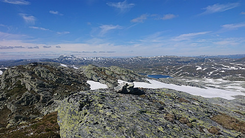 North from Tvarafjellet with Kvitanosi in the background