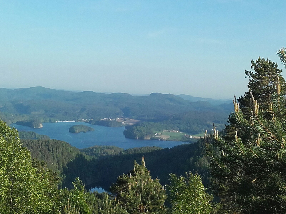 Utsikten mot Gorningen, ser nesten hjem