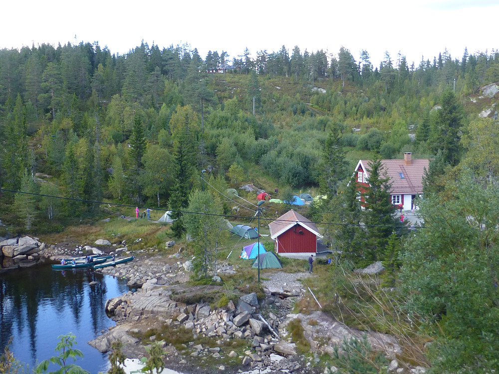 Flekkerhytta sett fra vegen