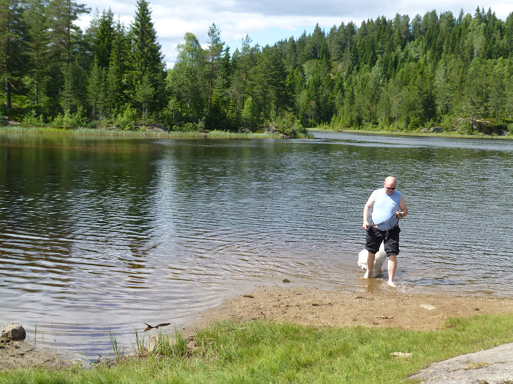 Øyvind og Anjing på Svartangen