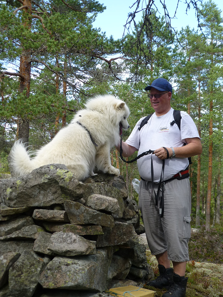 Øyvind og Anjing på toppen