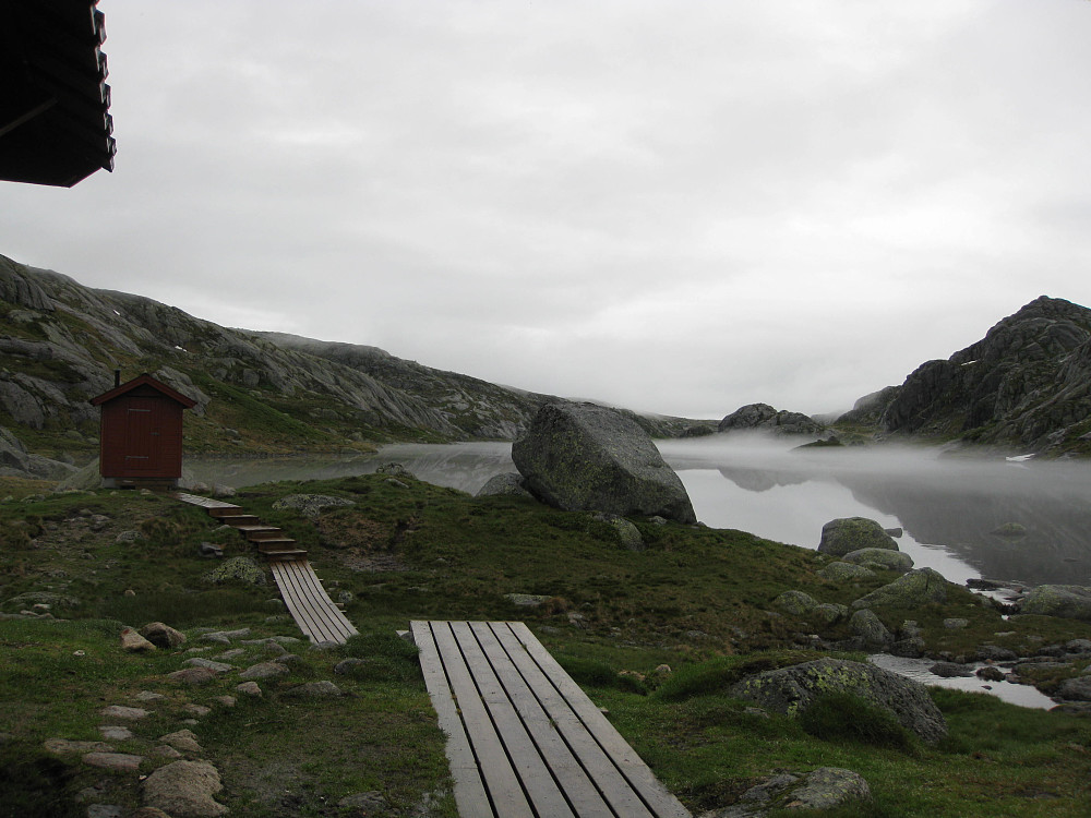 Morgendisen sett fra Langavatnhytta