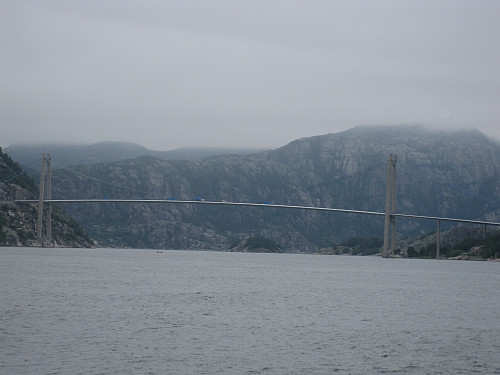 Brua over Lysefjorden