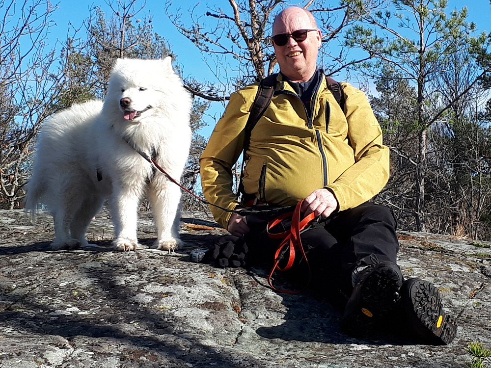 Øyvind og Anjing på toppen