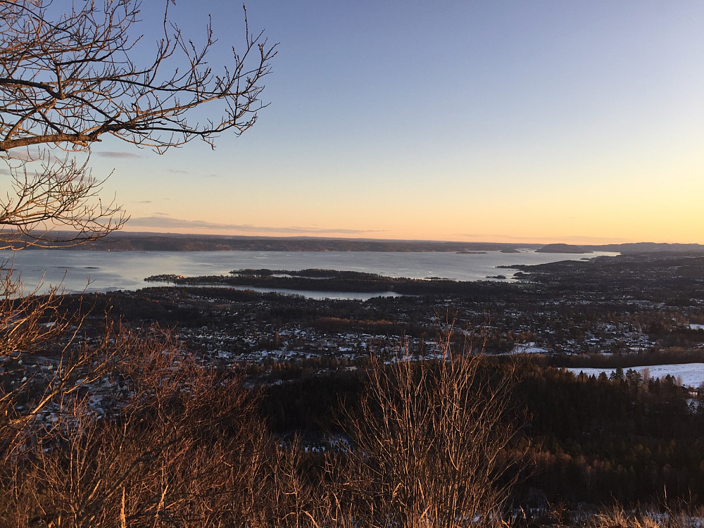 Oslofjorden, mot Håøya