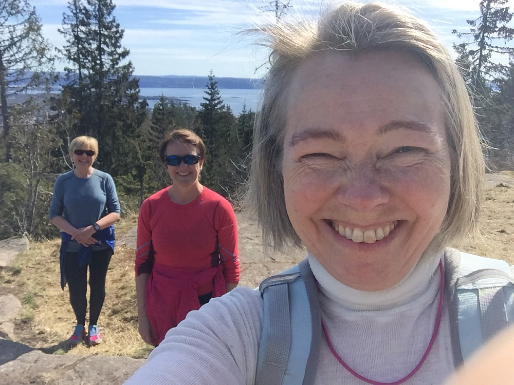Koronaselfie på Grosetkollen