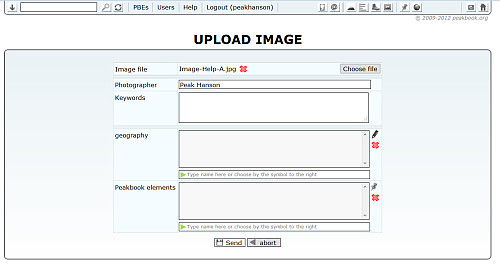 Once one (or more for premium members) files has been selected, you will see the selected files to the left of the "choose file(s)" button.