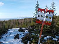 Rasteplass og trigpunkt på Hellåsen