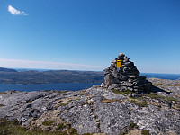Toppvarden på Krokfjellet med Otterøytrimkasse