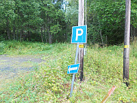 Fin parkering ved Åkran
