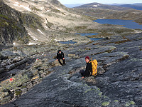 Einar og Terje på tur mot Snota