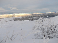 Utsikt fra Skakkanovaksla (Vesttoppen)