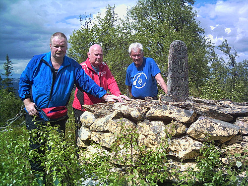 Oddleif fra Verrabotn, Magne fra Namsos og Leif fra Steinkjer på Ørvillhøgda