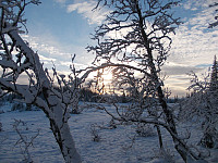 Glitrende fin vinter mot Vårråvika