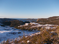 Utsikt mot Eiterfjorden