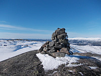 Toppvarden på Spannfjellet i Overhalla og Grong Kommune