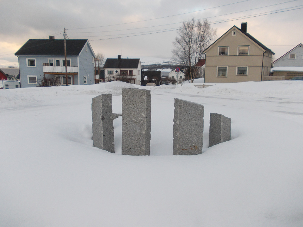 Skulptur i snø