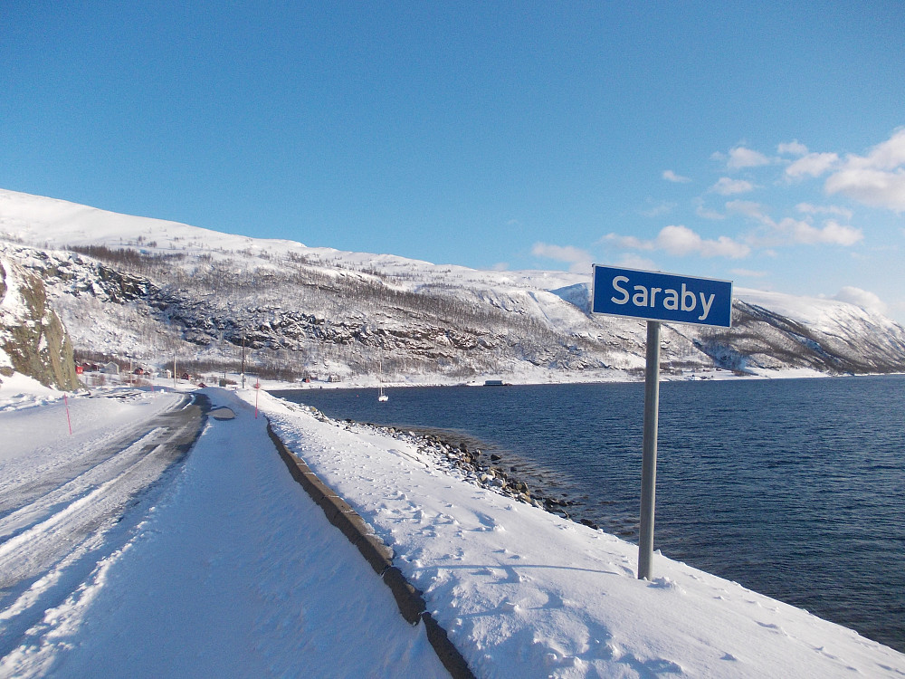 Sarabytinden ligger ovenfor Saraby
