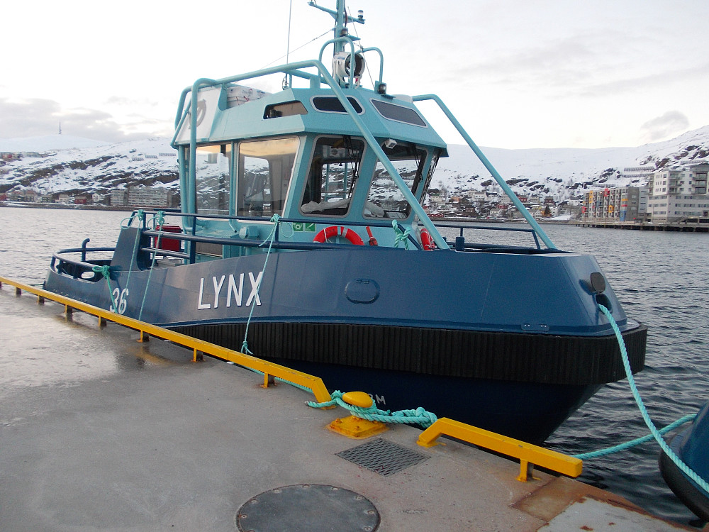 En mindre båti Hammerfest
