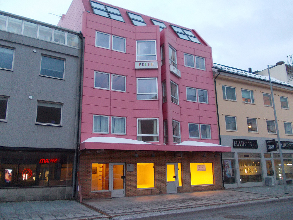 Fra hovedgaten i Hammerfest