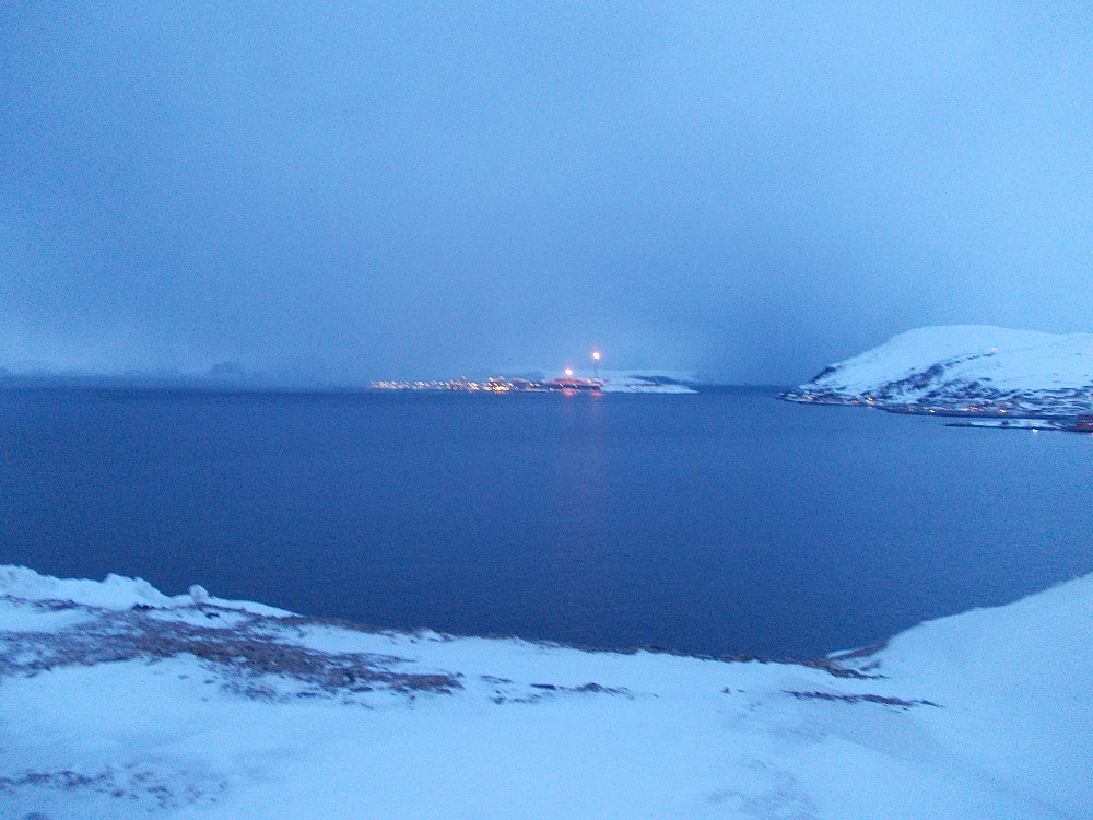 Den evigbrennende gassflammen på Melkøya