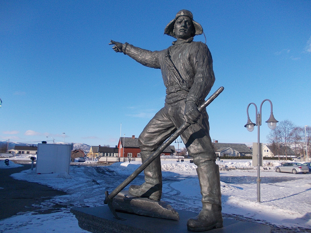 Fin statue i Alta