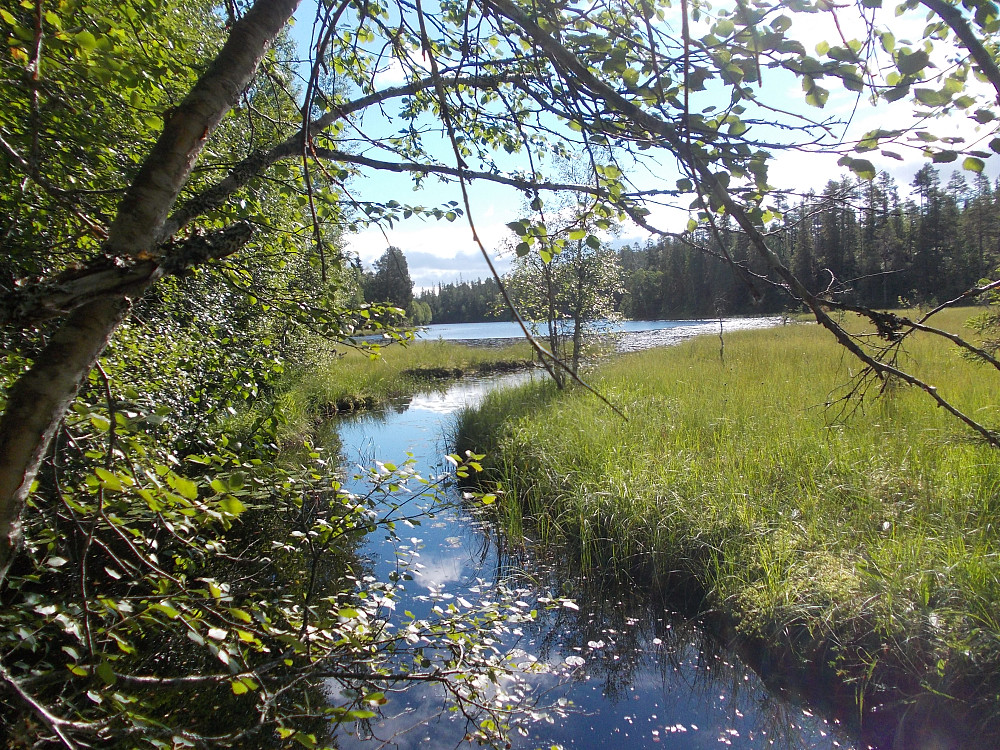 Innløpet i vestenden av Kattmagan