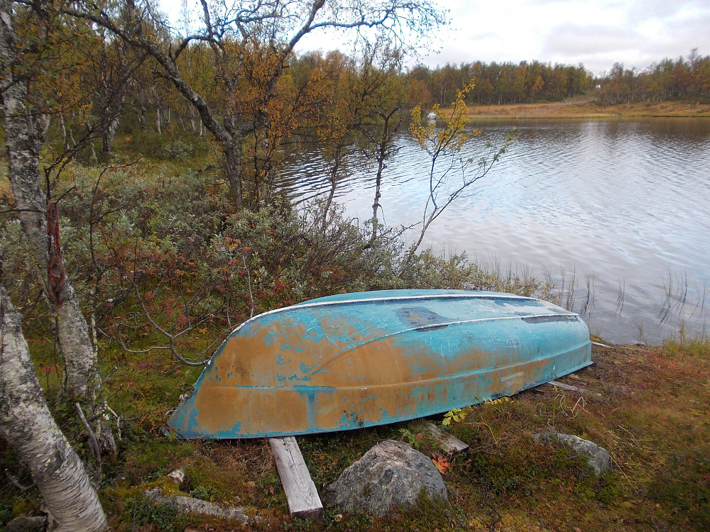 Båt ved Åbbårsjøen