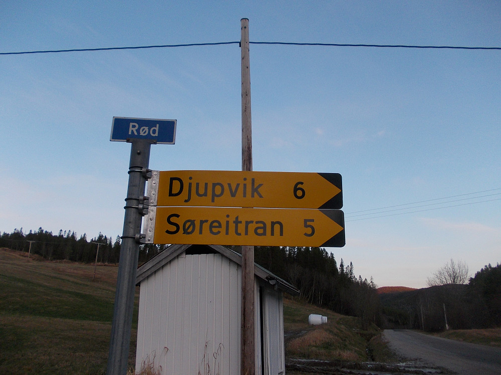 God skilting ved Rød