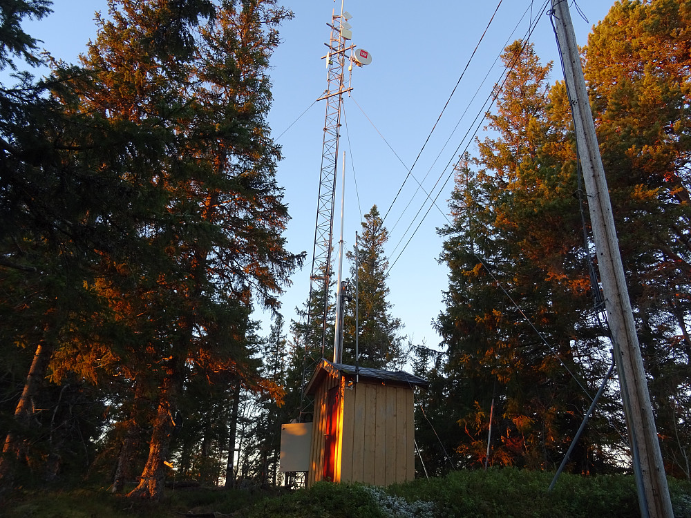 Antenne på toppen av Våttåsen