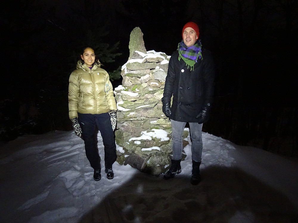 Sara og Rickard ved varden på Utsikten