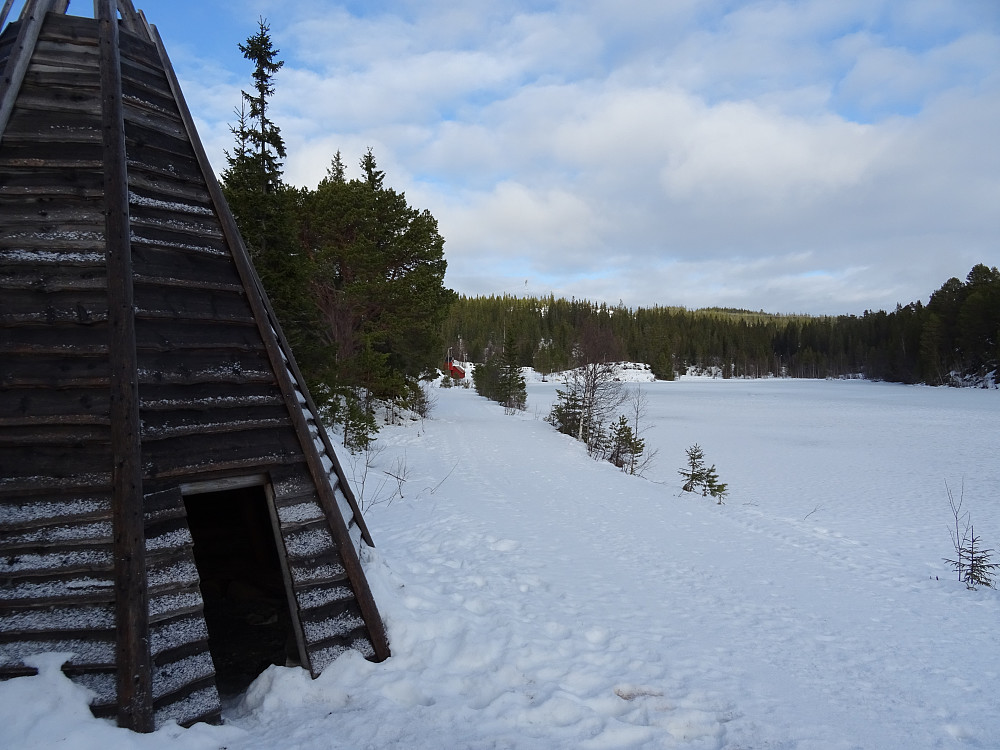 Lavvo ved Ramsjøen Arena, Skaun