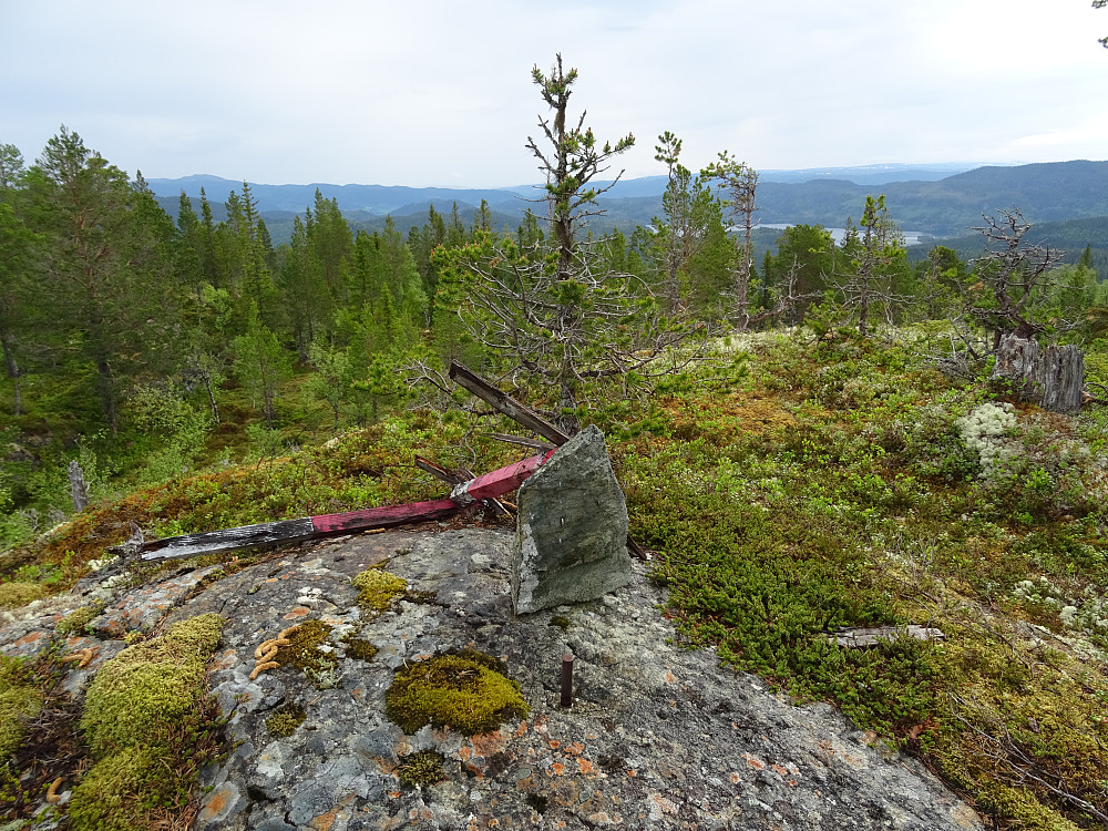Trigpunkt Stormyråsen (Bukkskardberget) 413,8 moh.