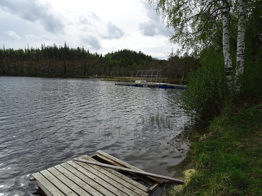 Hjultjønna ved parkeringsplassen