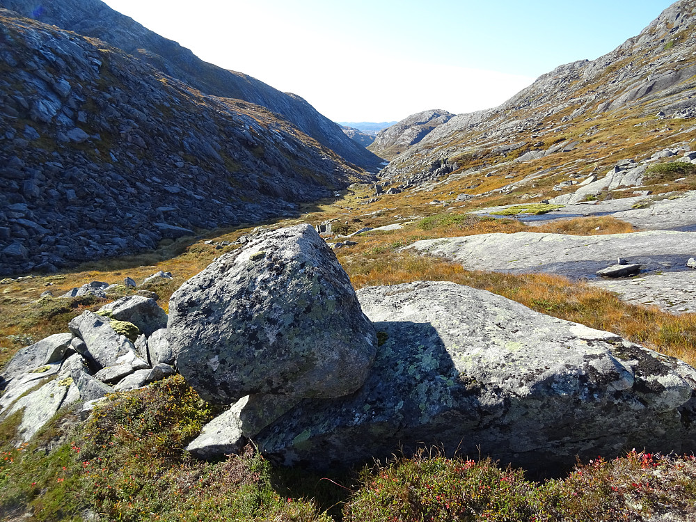 Steinen på østpunktet i Nye Namsos mot Urddalen