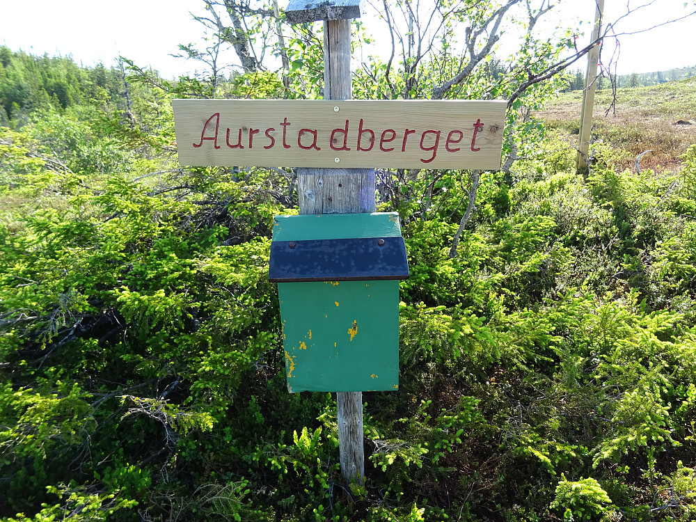 Lokalt heter Svartberget også for Aurstadberget