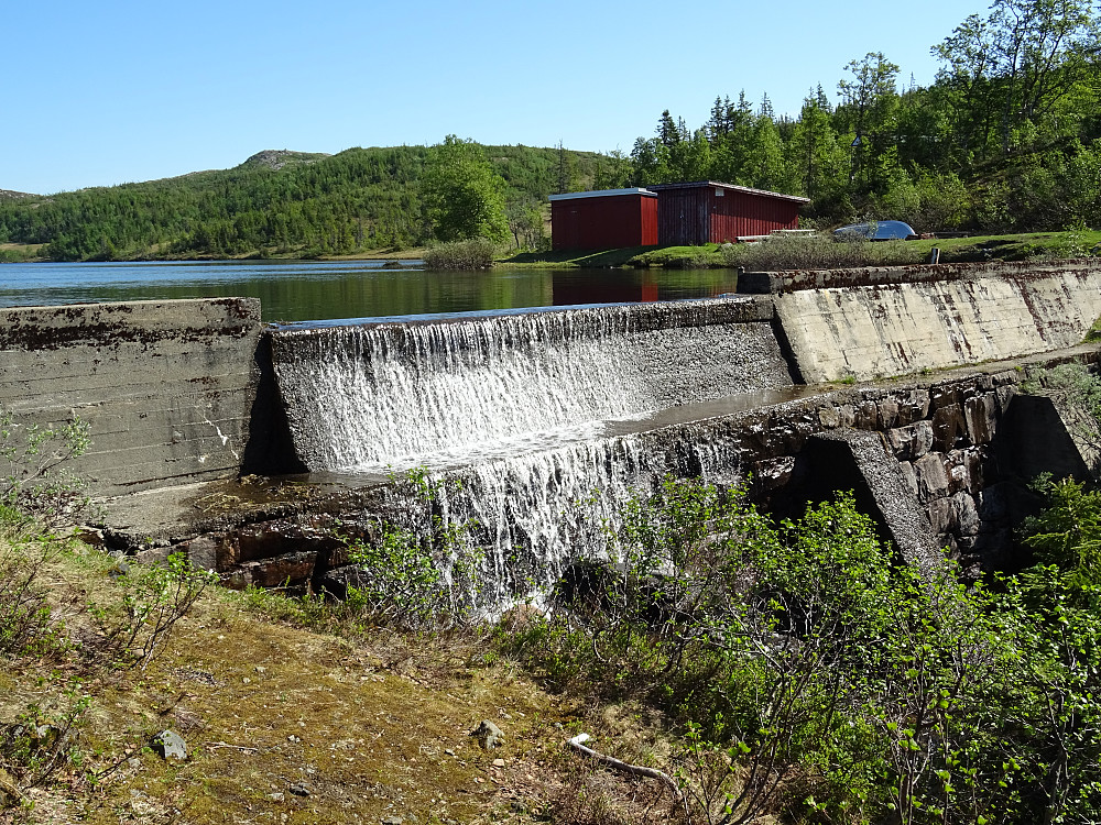 Dammen på Måggåtjønna