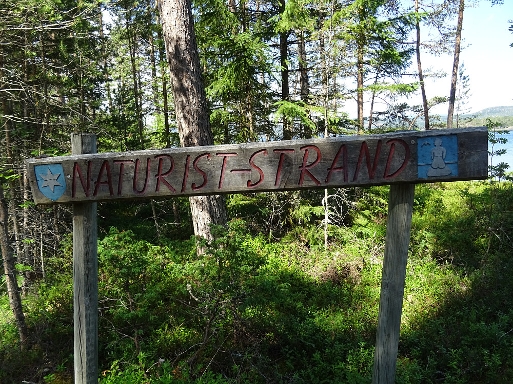 Naturist-strand på Hoøya